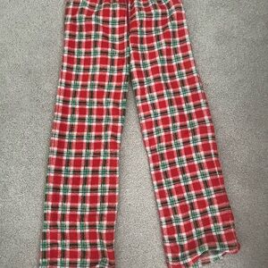 Just Love Kids Plaid Pajama Bottoms - Red, Green, and White